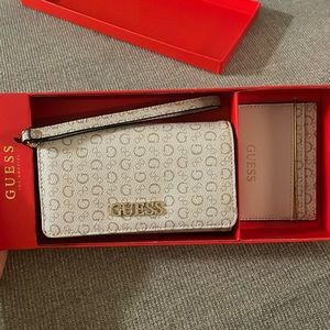 Guess Wristlet and Card Case